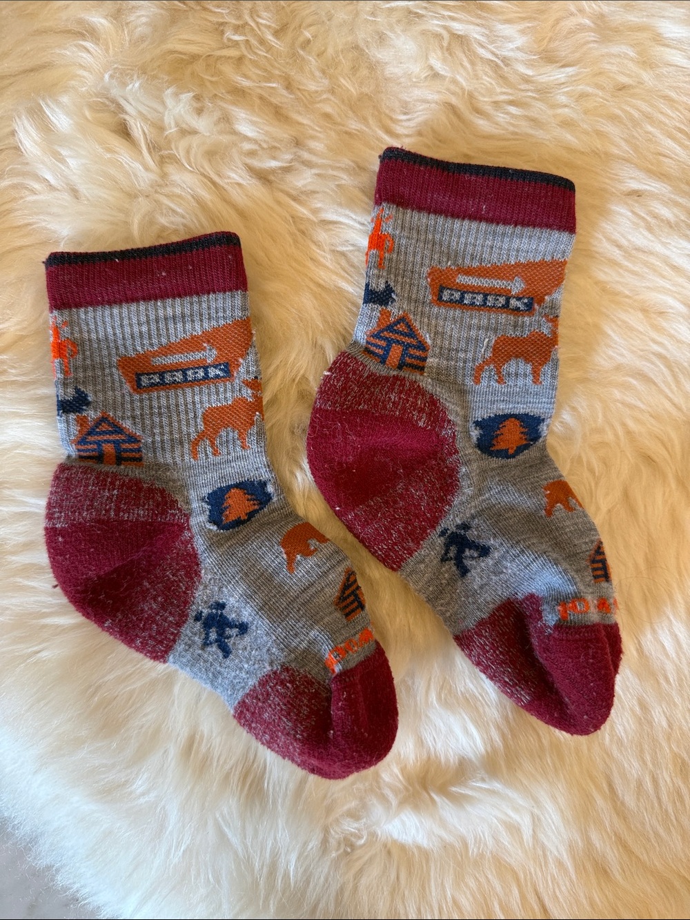 Smartwool Kids Camp Print Socks